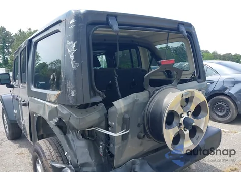 2020 Jeep Wrangler Unlimited Sport S 4X4 из США, поврежденный, VIN 1C4HJXDG3LW298223